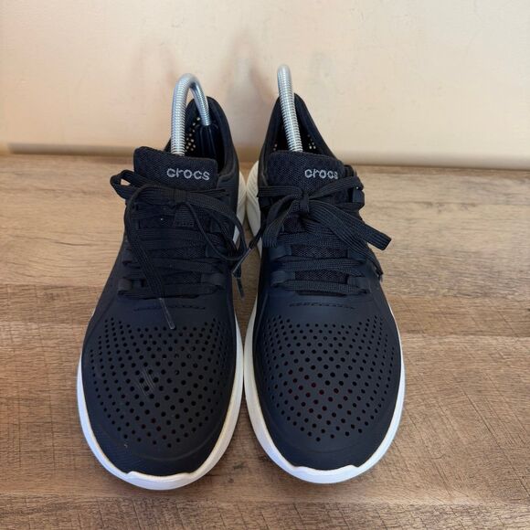 Crocs 204967 LiteRide Pacer Mens Size 9 M Lace Up Comfort Sneaker Shoes - Picture 5 of 8